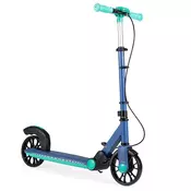 Northix Zložljivi skuter z LED kolesi, nastavljiva višina, zelen