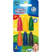 Astra BABY Voskovne barvice 6 kosov