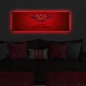 Wallity Slika sa LED osvetljenjem 3090DACT-46, 30x90 cm
