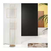 Ondaluce - LED prigušiva podna lampa DOWEL LED/77W/230V 166 cm zlatna