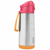 b.box Sports termovka za pijačo, 500 ml, roza/oranžna