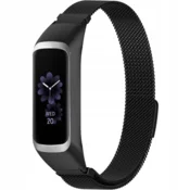 GS Milanski pašček za Samsung Galaxy Fit 2 SM-R220, črn