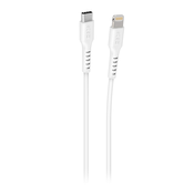 SBS USB-C – Lightning Kabel weiss 3m TECABLELIGTC3W Daten- in Ladekabel