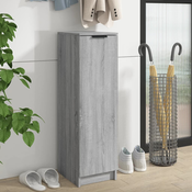Ormaric za cipele sivi hrast 30x35x100 cm konstruirano drvo