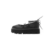 BUFFALO Slip On cipele DARYA GHILLIE crna