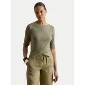 LAUREN RALPH LAUREN Majica Judy 200654963204 Zelena Regular Fit
