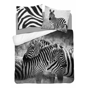 Detexpol Posteljina pamucna 200x220 natura zebra