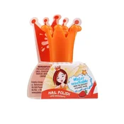 ESTETICA Chlapu Chlap lak za nohte z vijolično čipko, oranžen 5 ml