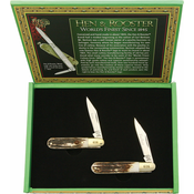 Hen & Rooster Father/Son Stag Bone Set