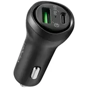 Spigen Spigen Steadiboost F31QC - USB-C 27W PD in USB-A 18W QC3.0 avtomobilski polnilnik (črn)