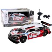Rc sportski automobil 1:16 drift izmjenjivi kotači bijeli i crveni