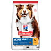 Hills SP Mature Adult 7+ Medium suha hrana za pse, piščanec, 14 kg