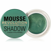 Makeup Revolution Mousse sjenilo za oci nijansa Emerald Green 4 g