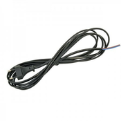 Elit+ prikljucni kabl euro utikac crni pp/l-u 2x0.75/ 3m 2.5a/250v ( EL7521 )