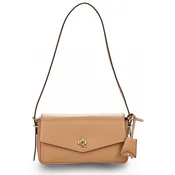 Lauren Ralph Lauren Torba za čez ramo FARH kamela