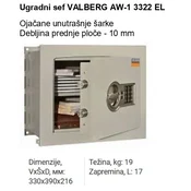 Ugradni sef VALBERG AW-1 3322 EL