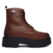 Gležnjarji Tommy Jeans Tjw Platform Boots Wl EN0EN03159 Rjava