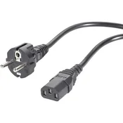 Belkin tok priključni kabel [1x varnostni moški konektor - 1x ženski konektor iec c13, 10 a] 1.80 m črna