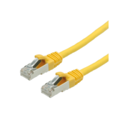 Value S/FTP Patch Cord Cat.6, halogen-free, yellow, 10m networking cable