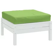 Jastuk za palete prošarani zeleni 60x60x9,5 cm od tkanine