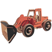 Woodcraft Lesena 3D sestavljanka Bager