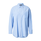 PIECES Bluza PCMELIA svetlo modra/bela