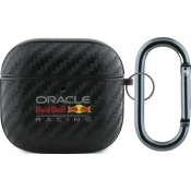 Red Bull PU Karbonové Pouzdro pro AirPods 4 Black