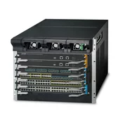 PLANET 6-Slot Layer 3 IPv6/IPv4 network equipment chassis 9U Black