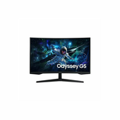 Samsung Odyssey G5 G55C (2024) 32 QHD LS32CG552EUXEN igralni monitor, 165Hz, ukrivljen, 1ms MPRT, VA plošca
