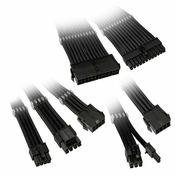 Kolink Core Adept Braided Cable Extension Kit - Black COREADEPT-EK-BLK