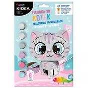 shumee 3D SLIKARSKA FIGURA PO ŠTEVILKAH KIDEA KITTY