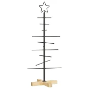 Metalna božicna jelka Crna 89 cm Celik s praškastim premazom