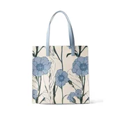 Ted Baker Nakupovalna torba TIPCON kremna/svetlo modra/zelena