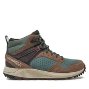 Pohodni čevlji Merrell Wildwood Mid Ltr Wp J068031 Zelena