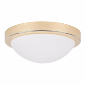 Stropna lampa zlatne boje sa staklenim sjenilom o 28 cm Roda - Candellux Lighting