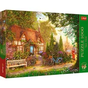 Trefl Sestavljanka Premium Plus - Čas za čaj: lesena koča 1000 kosov 68,3x48cm