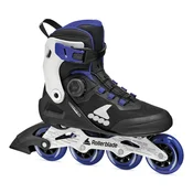 Moški rolerji Rollerblade Macroblade 84 Boa Black/Blue/Bone White EUR 42