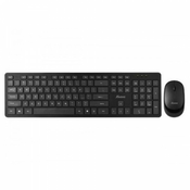 Xwave tastatura+miš bežicni BK01 Crni USA slova(Wireless set 2.4GHz)