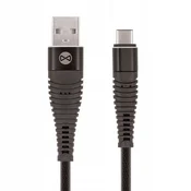shumee Kabel Forever Shark USB - USB-C 1,0 m 2A črne barve