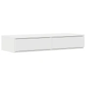 Ladice za krevet Bijelo 75 x 36,5 x 16,5 cm Konstruirano drvo