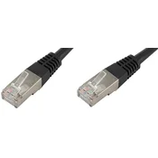 econ connect econ connect F6TP1SW RJ45 omrežni kabel\, Patch kabel CAT 6 S/FTP 1.00 m črna dvojno zaščiten 1 kos, (20419256)