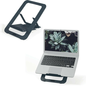 Leitz Ergo travel ultratanki stalak za laptop, aluminij, tamno siva