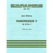 SIBELIUS:HUMORESQUE V OP.89 NO.3 VIOLIN AND PIANO
