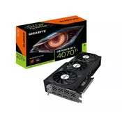 GIGABYTE grafična kartica GeForce RTX™ 4070 WINDFORCE OC 12GB