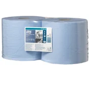 INDUSTRIJSKE PAPIRNATE BRISAČE MAX, Tork Combi Plus, 2-slojne, modre, 2 rol/pak, W1/W2, 321252