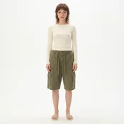 Cropp - Bermuda pantalone - braonkasto zelena