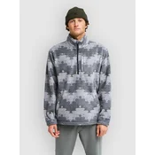 Billabong Boundary Mock Neck Half-Zip Fleece Sweater pewter