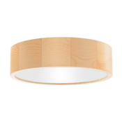 TEMAR LIGHTING Stropna svetilka Cleo, O 27,5 cm, 2 luči, borov les, E27 - Dnevna soba / jedilnica - Sodobni - borovec