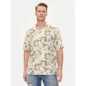 Calvin Klein Srajca Flower K10K112703 Bež Regular Fit