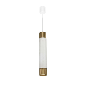 Luster na sajli Marble bela/mesing 1xGU10/8W/230V